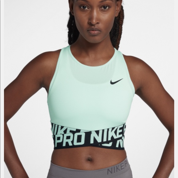 Nike Pro Cropped Women's Training Tank xs NWT - Picture 1 of 3